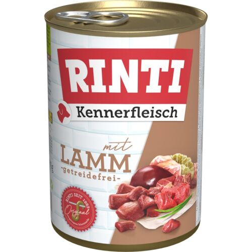 Rinti Hunde Nassfutter Dose Kennerfleisch Lamm 400g