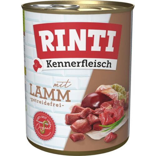 Rinti Hunde Nassfutter Dose Kennerfleisch Lamm 800g