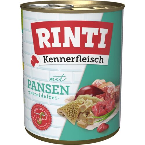 Rinti Hunde Nassfutter Dose Kennerfleisch Pansen 800g