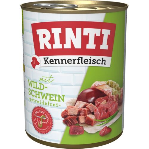 Rinti Hunde Nassfutter Dose Kennerfleisch Wildschwein 800g - jetzt on, 2,79