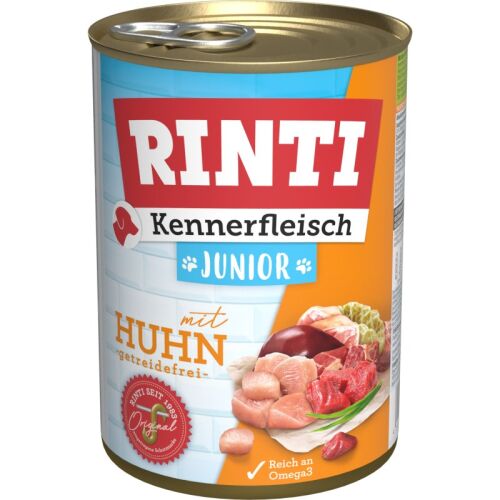 Rinti Hunde Nassfutter Dose Kennerfleisch Junior Huhn 400g