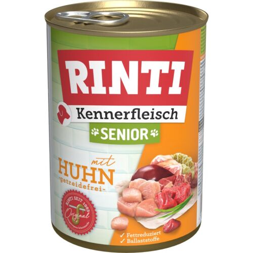 Rinti Hunde Nassfutter Dose Kennerfleisch Senior Huhn 400g