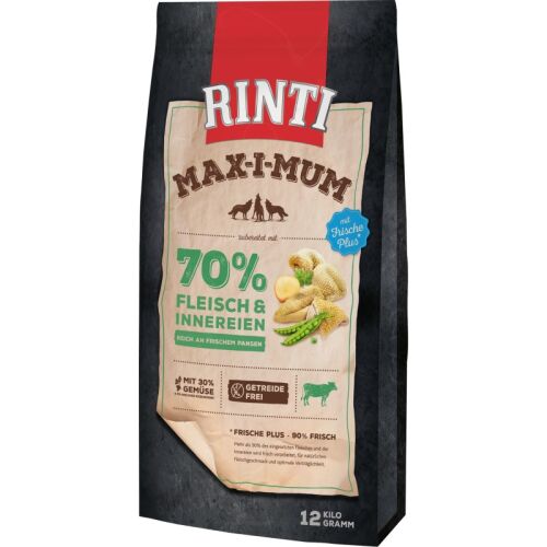Rinti Hunde Trockenfutter Beutel Max-i-Mum Pansen 12kg