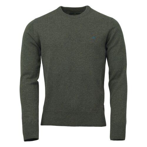 Laksen Herren Pullover Hoy O-Ausschnitt  Forest Green XL