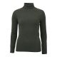 Laksen Damen Pullover Rollkragen Kit Lambswool Tannen Grün M