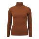 Laksen Damen Pullover Rollkragen Kit Lambswool Burnt Orange M