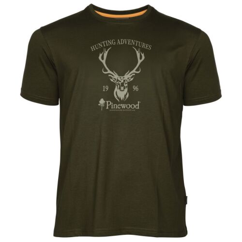 Pinewood Herren T-Shirt Red Deer Green S