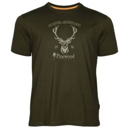 Pinewood Herren T-Shirt Red Deer Green S