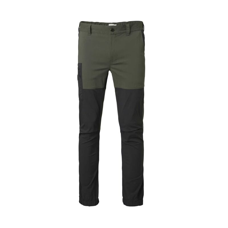 Delta Plus X Herren Arbeitshose (Gr. M) – 65% Polyester/35% Baumwolle, 13 Taschen, Vorgeformte Knie