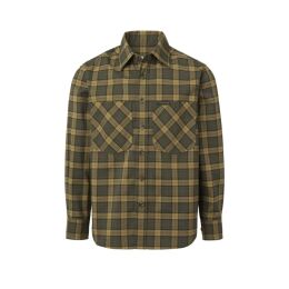 Chevalier Kinder Hemd Cub Coolmax Moss Checked 140