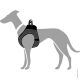 Hunter Hunde Geschirr Hilo Comfort Anthrazit 65-70 cm/M-L