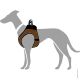 Hunter Hunde Geschirr Hilo Comfort Braun 36-40 cm/XS