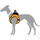 Hunter Hunde Geschirr Hilo Comfort Orange 31-33 cm/XXS