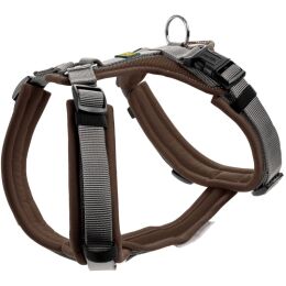Hunter Hunde Geschirr Maldon Braun/Grau 69-105 cm/L