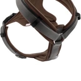 Hunter Hunde Geschirr Maldon Braun/Grau 69-105 cm/L