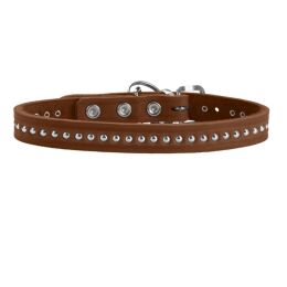 Hunter Hunde Halsband Aalborg Style Cognac 27 cm/XXS-XS