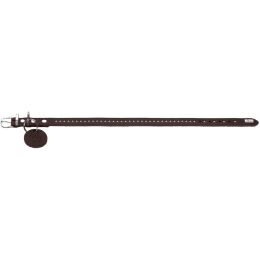 Hunter Hunde Halsband Aalborg Style Dunkelbraun 37 cm/XS-S