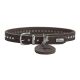 Hunter Hunde Halsband Aalborg Style Dunkelbraun 37 cm/XS-S
