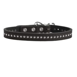 Hunter Hunde Halsband Aalborg Style Schwarz 37 cm/XS-S
