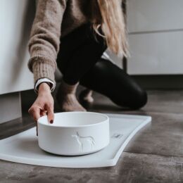 Hunter Hunde Napf Keramik Osby Wei&szlig; 1900 ml