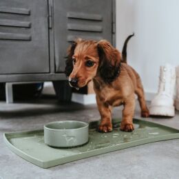 Hunter Hunde Napfunterlage Selection Khaki 48 x 30 cm