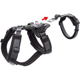 Hunter Hunde Sicherheitsgeschirr Maldon Schwarz/Grau 53-71 cm/M