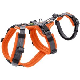 Hunter Hunde Sicherheitsgeschirr Maldon Orange/Grau 53-71 cm/M