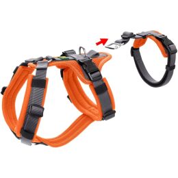 Hunter Hunde Sicherheitsgeschirr Maldon Orange/Grau 53-71 cm/M