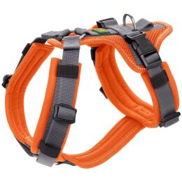 Hunter Hunde Sicherheitsgeschirr Maldon Orange/Grau 53-71 cm/M