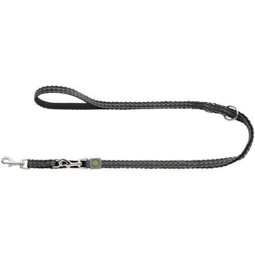 Hunter Hunde Verstellbare Führleine Hilo Anthrazit B 1,5 cm x L 200 cm