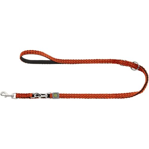 Hunter Hunde Verstellbare Führleine Hilo Orange B 1,5 cm x L 200 cm