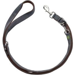 Hunter Hunde Verstellbare F&uuml;hrleine Maldon Braun/Grau B 1,5 cm x L 200 cm