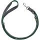 Hunter Hunde Verstellbare Führleine Maldon Dunkelgrün/Grau B 1,5 cm x L 200 cm