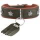 Hunter Hunde Halsband München Grün/Cognac 50 cm/S-M