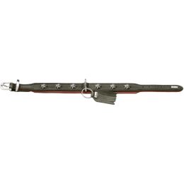 Hunter Hunde Halsband M&uuml;nchen Gr&uuml;n/Cognac 65 cm/L