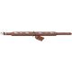 Hunter Hunde Halsband Teckel München Cognac/Schwarz 42 cm/S