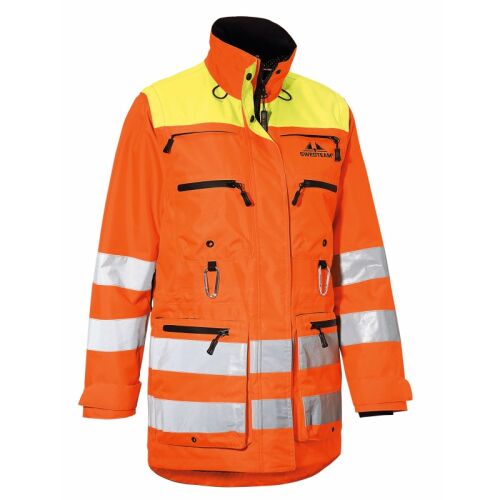 Swedteam Damen Jacke Dog Handler Nicco Orange Neon L