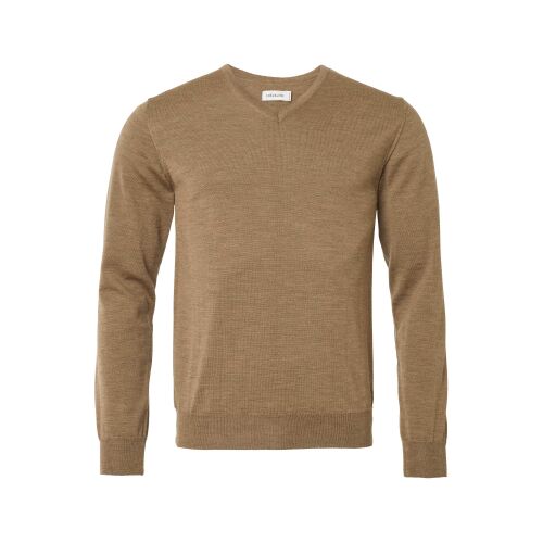 Chevalier Herren Pullover Aston Leather Brown XXL