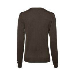 Chevalier Damenpullover Blaise Leather Brown 42W