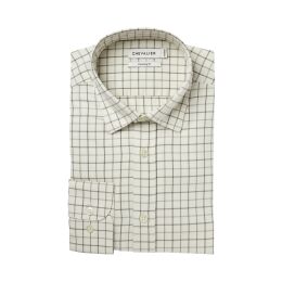 Chevalier Herren Hemd Luton Shooting Fit Hunter Green Tattersall XXL