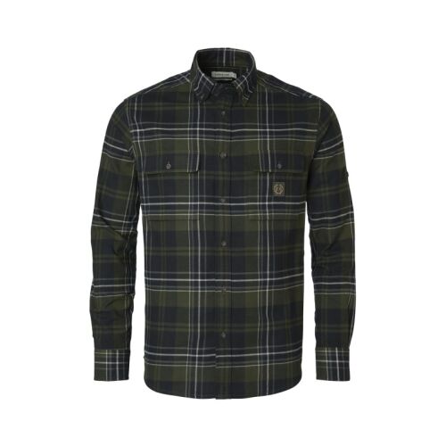 Chevalier Herren Hemd Heron Flannel Holly Green Checked XXL