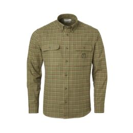 Chevalier Herren Hemd Heron Flannel Field Green Checked XXXL