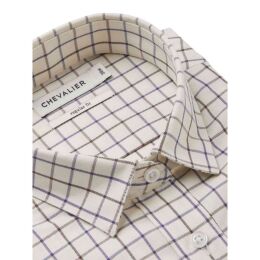 Chevalier Damen Flanellbluse Sheppey Chestnut Tattersall 38W