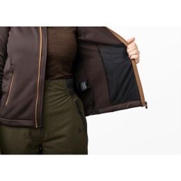 Seeland Damen Fleecejacke Emily Dark brown L