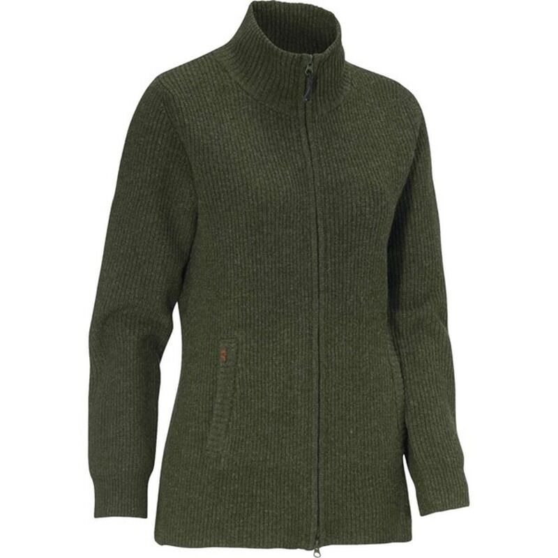 Swedteam Damen Strickjacke Shirley Full-zip Loden Green 40