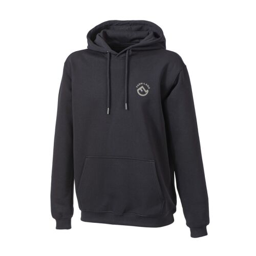 Farm-Land Unisex Hoodie Logo klein Schwarz 3XL