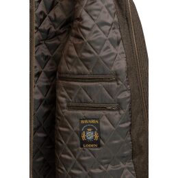 Rascher Herren Steppweste Loden Deluxe steingrau-oliv 60