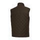 Rascher Herren Steppweste Loden Deluxe steingrau-oliv 60