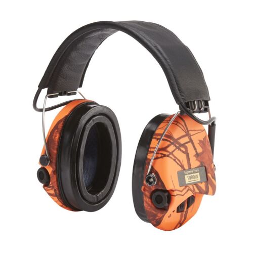 Sordin Gehörschützer Supreme Pro X V23 mit LED, Lederbügel, Orange