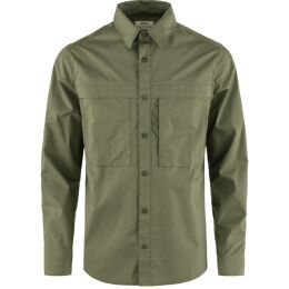 Fj&auml;llr&auml;ven Herren Hemd Abisko Trail Green L